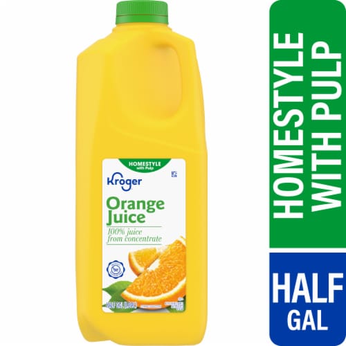 Kroger® Homestyle Orange Juice with Pulp Perspective: front