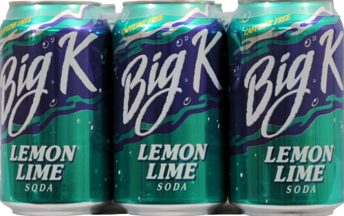 Kroger Big K® Lemon Lime Soda Perspective: front