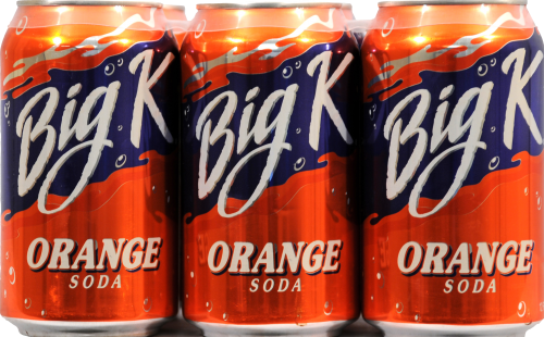 Kroger Big K® Orange Soda Perspective: front
