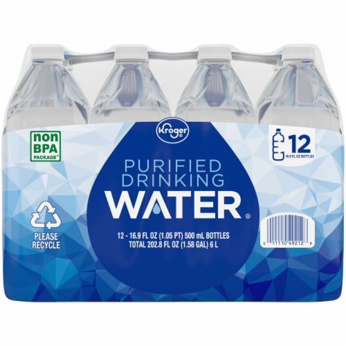 bottled water purified