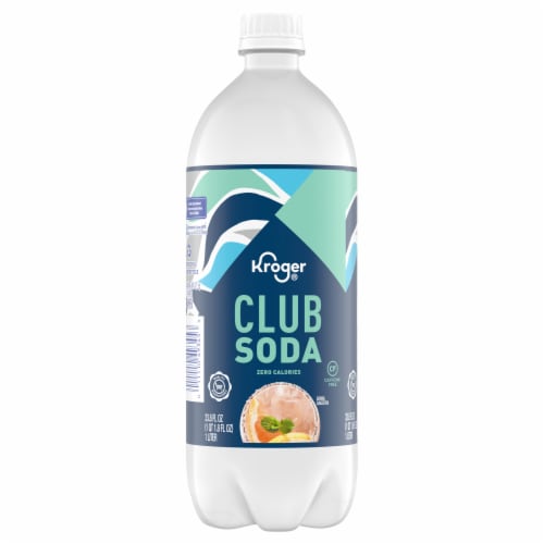 Kroger® Club Soda Bottles Perspective: front