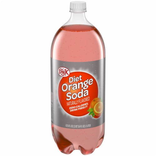 Kroger Big K® Diet Orange Soda Perspective: front