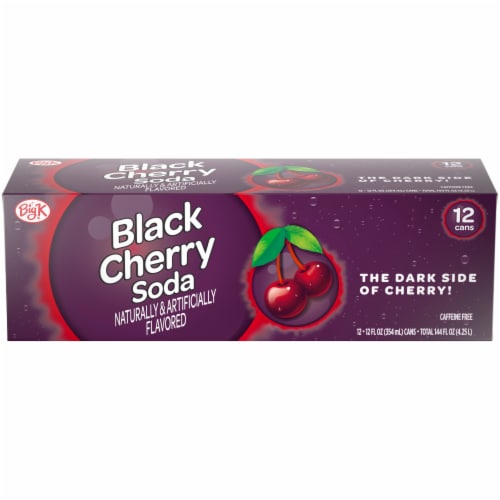 Big K® Black Cherry Soda 12 Cans 12 Fl Oz Food 4 Less