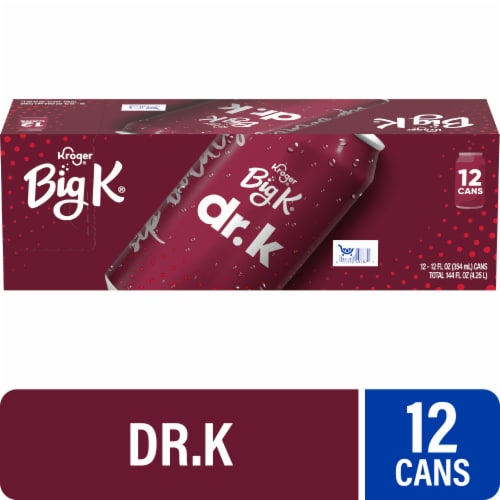 Big K® Dr. K Cola Soda Cans Limits May Apply Perspective: front