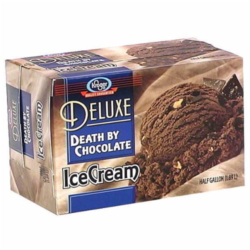 Kroger®  Deluxe Death by Chocolate Ice Cream Perspective: front