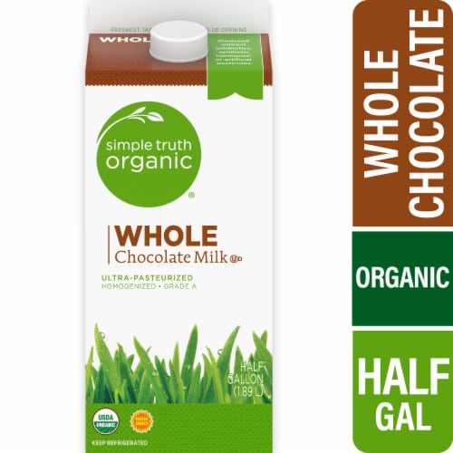 Simple Truth Organic® Whole Chocolate Milk Perspective: front