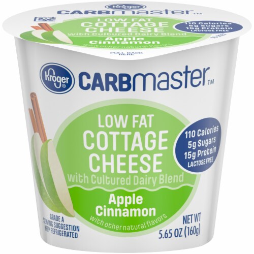 Kroger® CarbMaster™ Apple Cinnamon Low Fat  Cottage Cheese Perspective: front