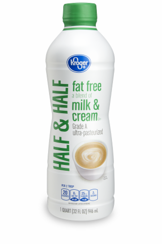 Kroger Fat Free Half Half 1 Qt Qfc