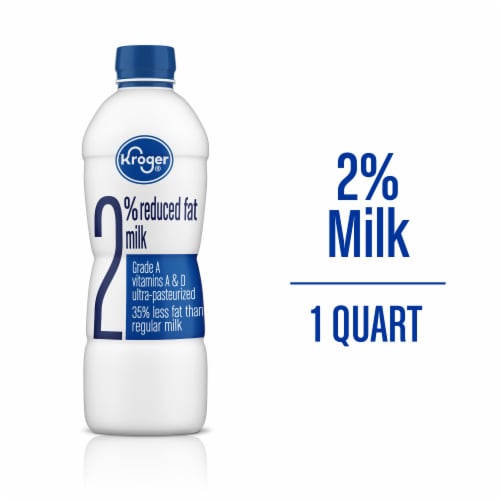 Kroger® 2% Reduced Fat Milk Quart Perspective: front