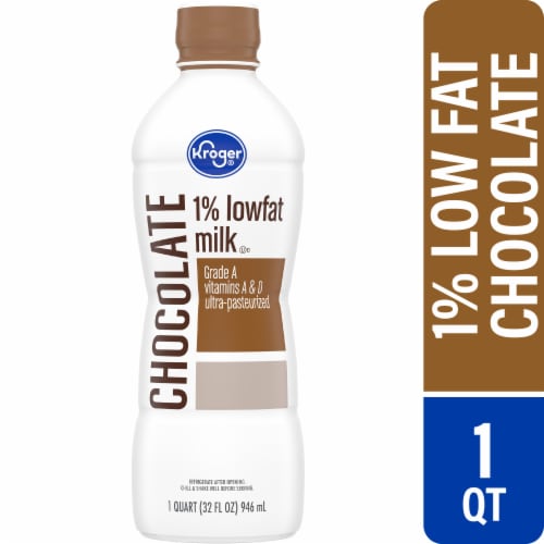 TruMoo Chocolate 1% Lowfat Milk Quart 