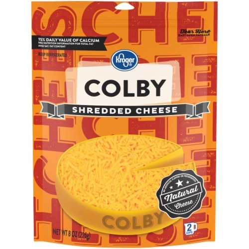 Kroger® Colby Shredded Cheese Perspective: front