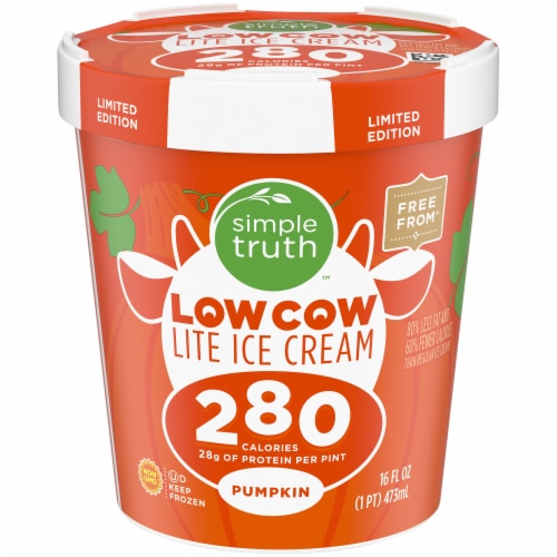 Simple Truth™ Low Cow Lite Pumpkin Ice Cream, 1 pt - Kroger