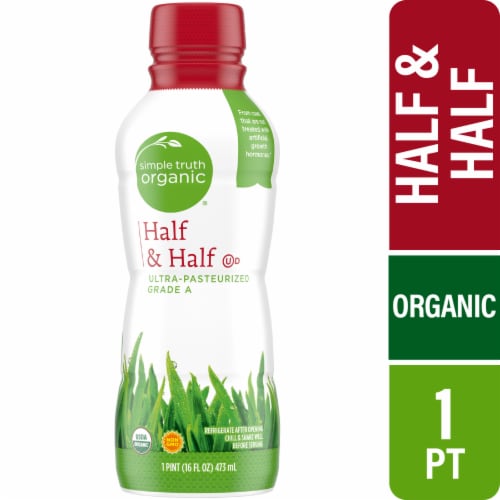 Simple Truth Organic® Half & Half Pint Perspective: front
