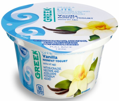 Kroger®  Lite Vanilla Greek Yogurt Perspective: front