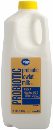 Kroger® Probiotic Lowfat Milk Perspective: front