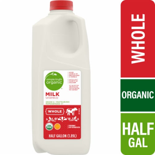 Simple Truth Organic Whole Vitamin D Milk 12 Gal