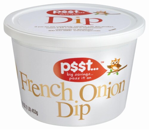 P$$t... French Onion Dip Perspective: front