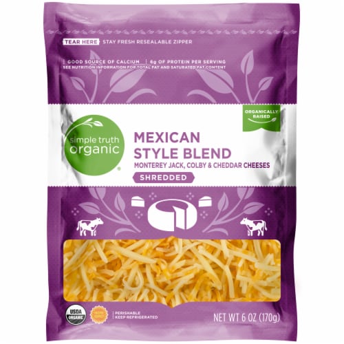 Simple Truth Organic® Mexican Style Blend Finely Shredded Cheese