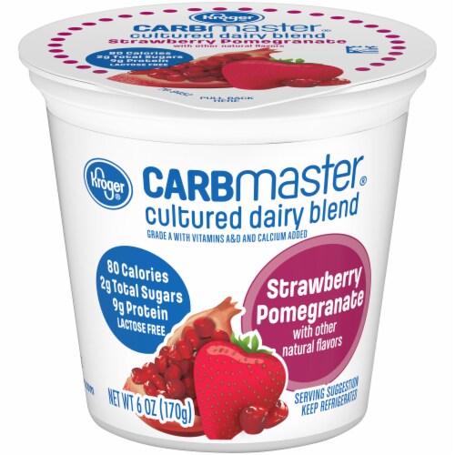 Kroger® CarbMaster® Strawberry Pomegranate Cultured Dairy Blend Perspective: front