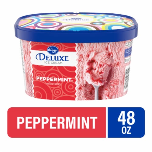 Kroger® Deluxe Peppermint Ice Cream Perspective: front