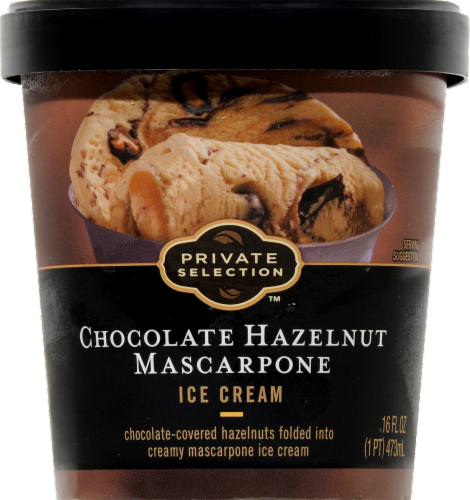 Private Selection™ Chocolate Hazelnut Mascarpone Ice Cream Perspective: front