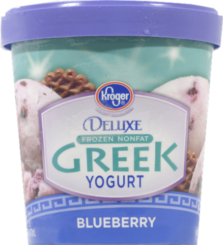 Kroger® Deluxe Blueberry Greek Yogurt Perspective: front