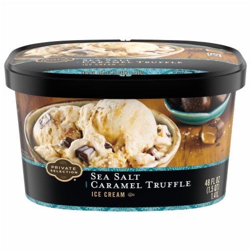 Private Selection® Sea Salt Caramel Truffle Ice Cream Tub