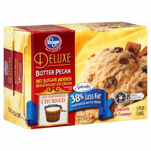 Kroger® Deluxe Butter Pecan Ice Cream Perspective: front