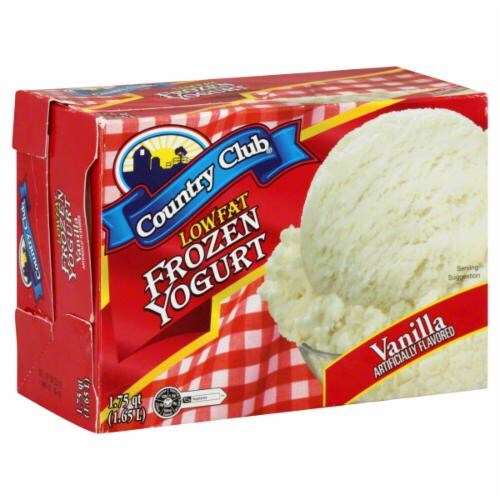 Country Club Vanilla Frozen Yogurt Perspective: front
