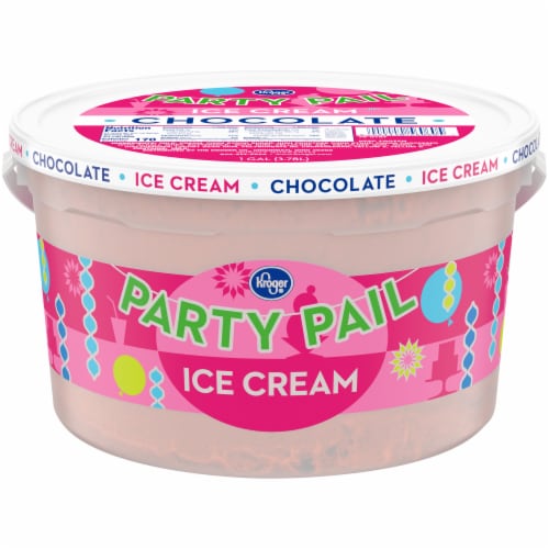Kroger® Party Pail Chocolate Ice Cream Perspective: front