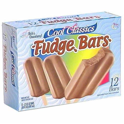 Kroger® Cool Classics Fudge Frozen Dairy Dessert Bars Perspective: front