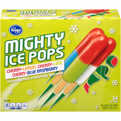 Kroger® Variety Pack Mighty Ice Pops Perspective: front