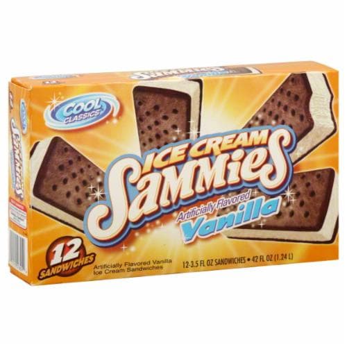 Cool Classics Vanilla Ice Cream Sammies Perspective: front