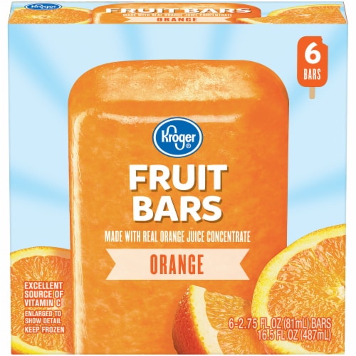 Kroger® Orange Fruit Bars Perspective: front