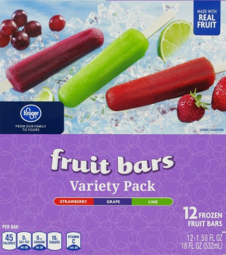 Kroger® Fruit Bars Variety Pack Perspective: front