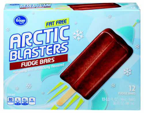 Kroger® Arctic Blasters Fat Free Fudge Bars Perspective: front