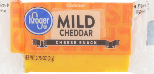 Kroger® Mild Cheddar Cheese Snack Perspective: front