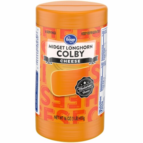 Kroger® Midget Longhorn Colby Cheese Bar Perspective: front