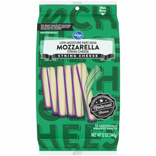 Kroger® Mozzarella String Cheese Perspective: front