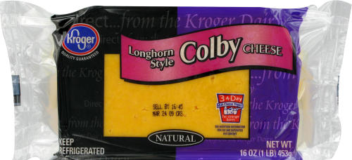 Kroger® Colby Longhorn Cheese Bar Perspective: front