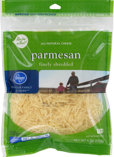 Kroger® Shredded Parmesan Cheese, 6 oz - Kroger