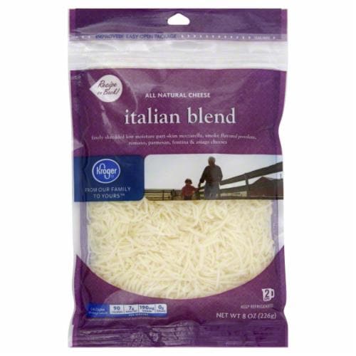 Kroger® Shredded Italian Blend Cheese Perspective: front