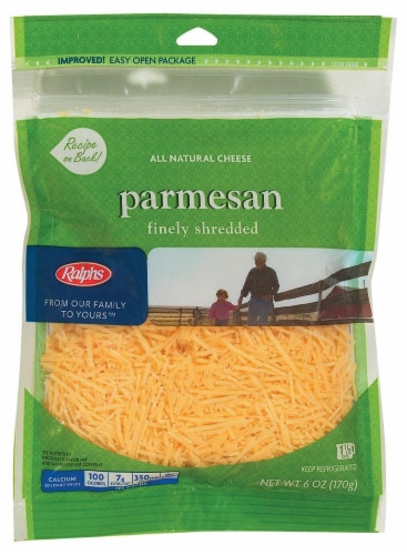 Ralphs Finely Shredded Parmesan Cheese Perspective: front