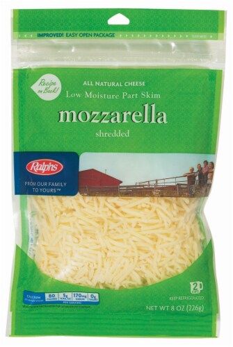 Ralphs Mozzarella Shredded Cheese Perspective: front