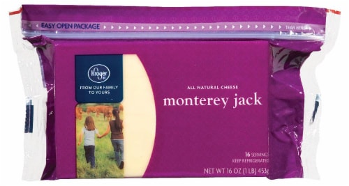 Kroger® Monterey Jack Cheese Perspective: front