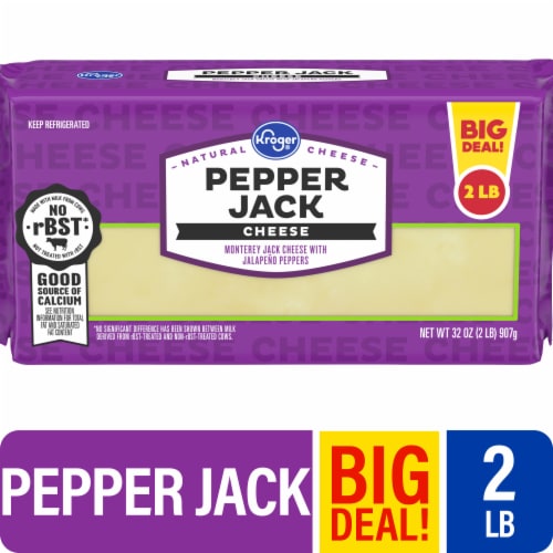 Kroger® Pepper Jack Cheese Bar BIG Deal! Perspective: front