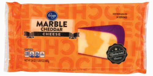 Kroger® Marble Cheddar Cheese Perspective: front