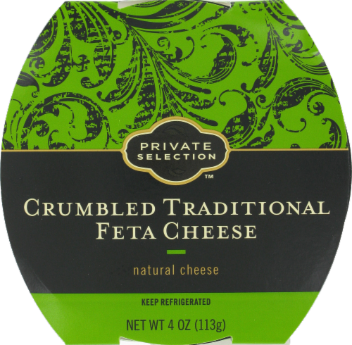 Private Selection™ Crumbled Traditional Feta Cheese Perspective: front