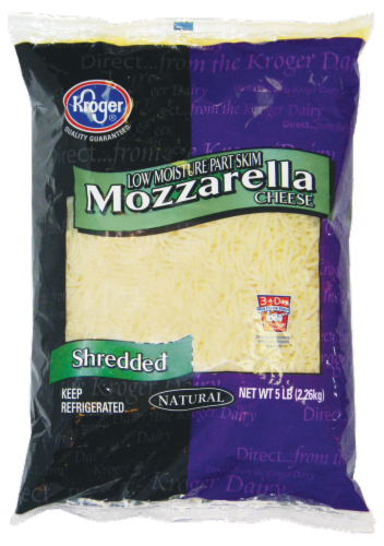 Kroger® Shredded Mozzarella Cheese Perspective: front