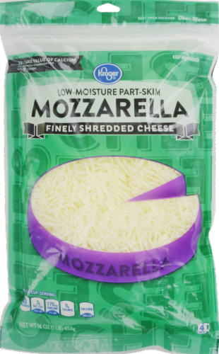 Kroger® Finely Shredded Mozzarella Cheese Perspective: front